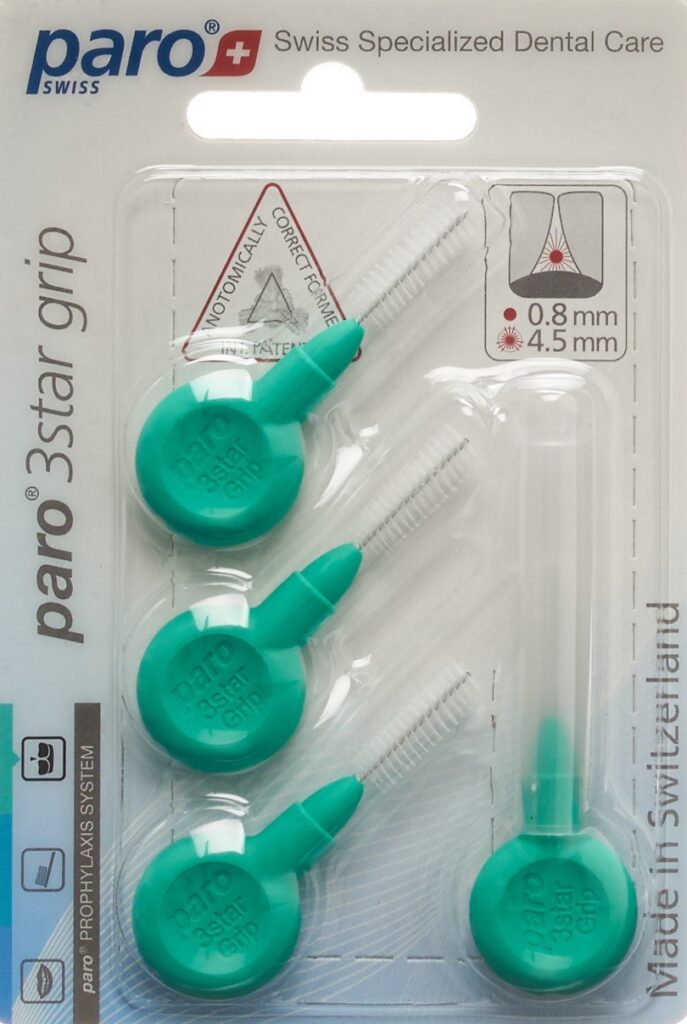 PARO 3star-grip 4.5mm medium vert cylin 4 pce