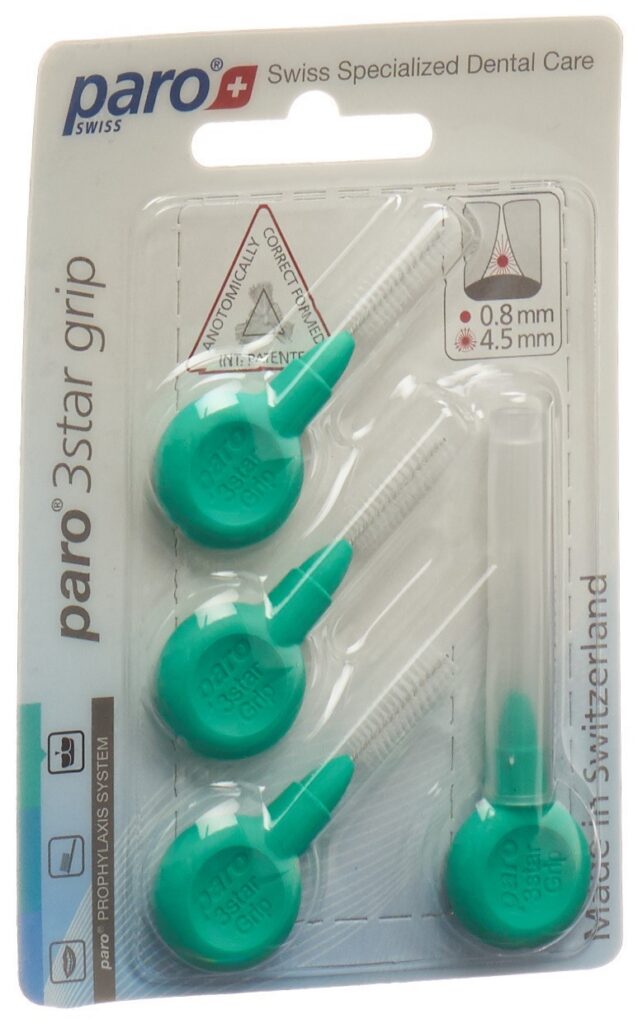 PARO 3star-grip 4.5mm medium vert cylin 4 pce