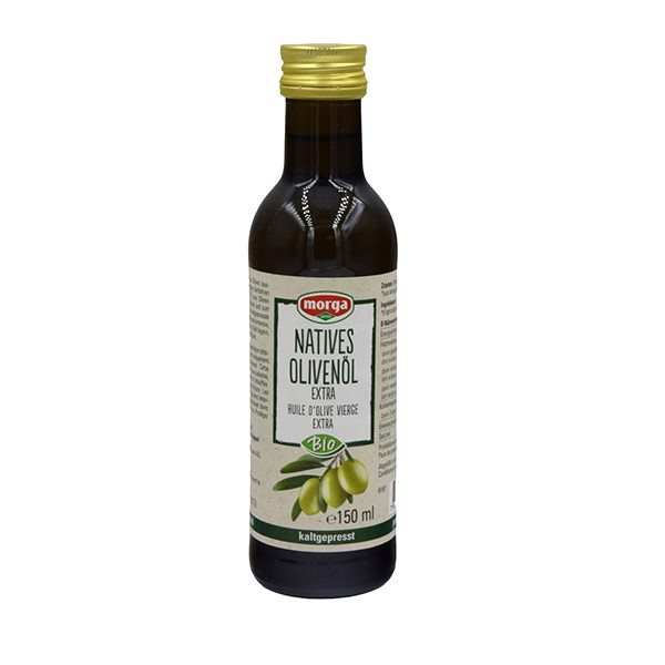 MORGA huile olive pressé froid bio fl 1.5 dl