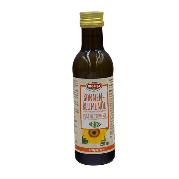 MORGA huile tournesol press froid bio fl 1.5 dl