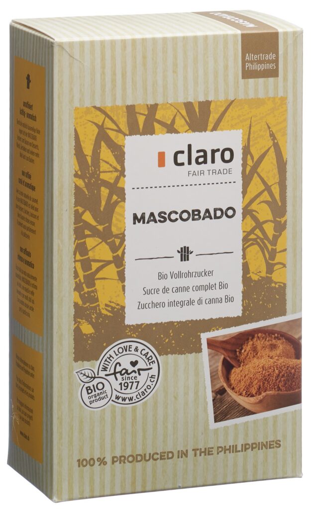 CLARO mascobado sucre canne complet bio 1 kg