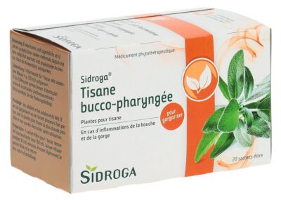 SIDROGA tisane bucco-pharyngée 20 sach 2.5 g