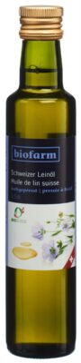 BIOFARM huile de lin bourgeon CH bio Sui fl 2.5 dl