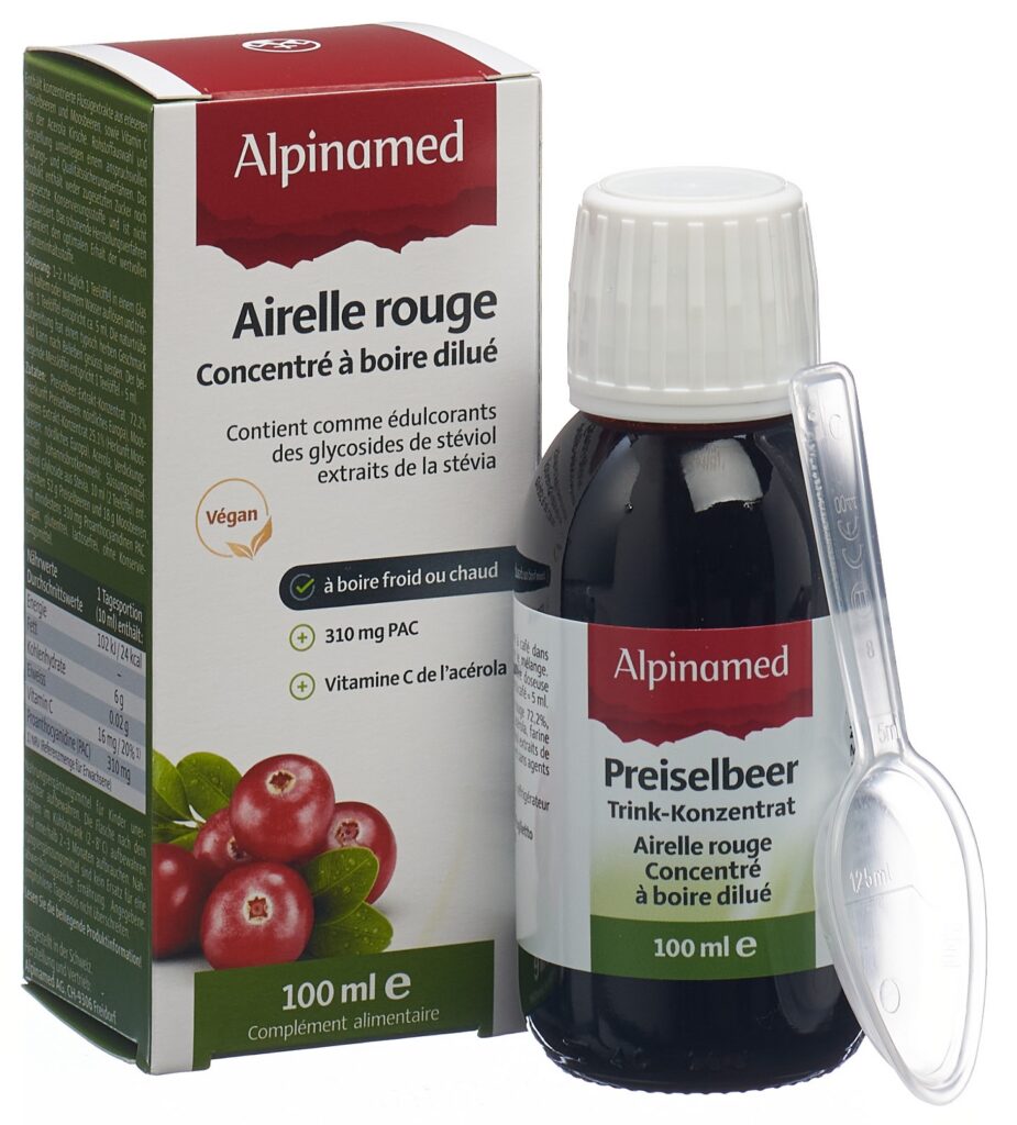 ALPINAMED Airelle rouge Conc à boire dilué 100 ml