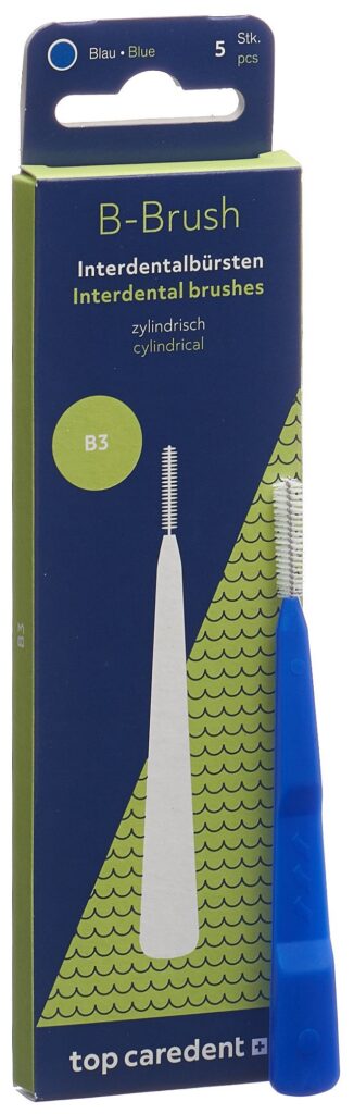 TOP CAREDENT B3 IDBG-B brosse interd bleu 5 pce