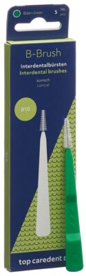 TOP CAREDENT B10 IDBG-GK brosse int vert co 5 pce