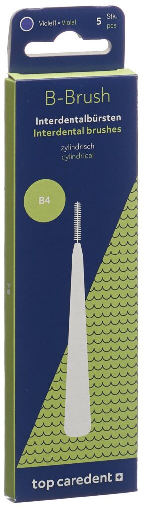 TOP CAREDENT B4 IDBG-V brosse interd violet 5 pce