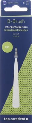 TOP CAREDENT B11 IDBG-VK brosse int viol con 5 pce