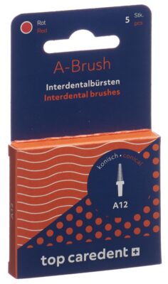 TOP CAREDENT A12 IDBH-RK brosse int rou con 5 pce