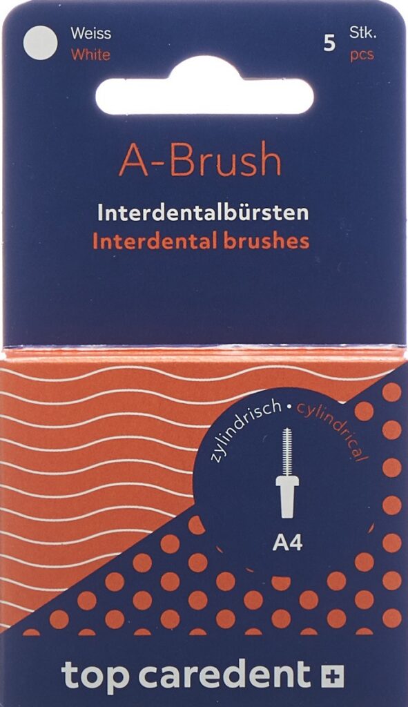 TOP CAREDENT A4 IDBH-W brosse interd blanc 5 pce