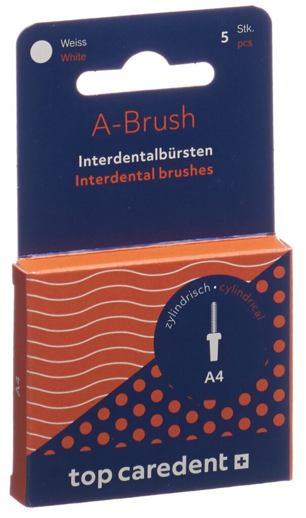 TOP CAREDENT A4 IDBH-W brosse interd blanc 5 pce