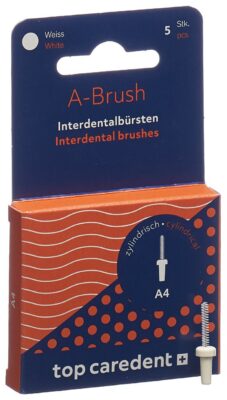 TOP CAREDENT A4 IDBH-W brosse interd blanc 5 pce