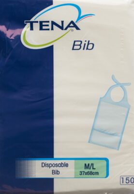 TENA Bib serviette attache M/L 37x68cm 150 pce