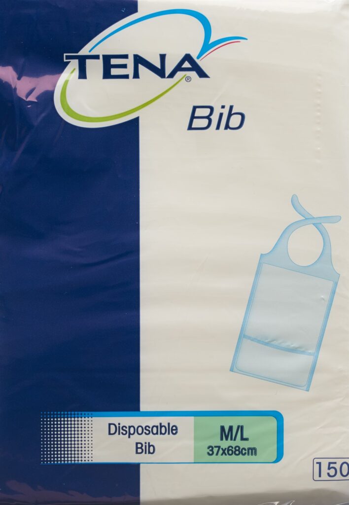 TENA Bib serviette attache M/L 37x68cm 150 pce