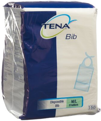 TENA Bib serviette attache M/L 37x68cm 150 pce