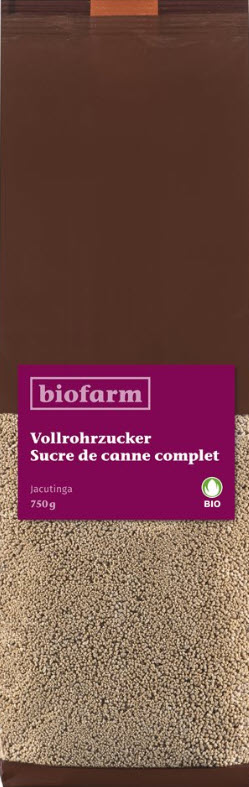BIOFARM sucre canne complet bourge Jacutinga 750 g
