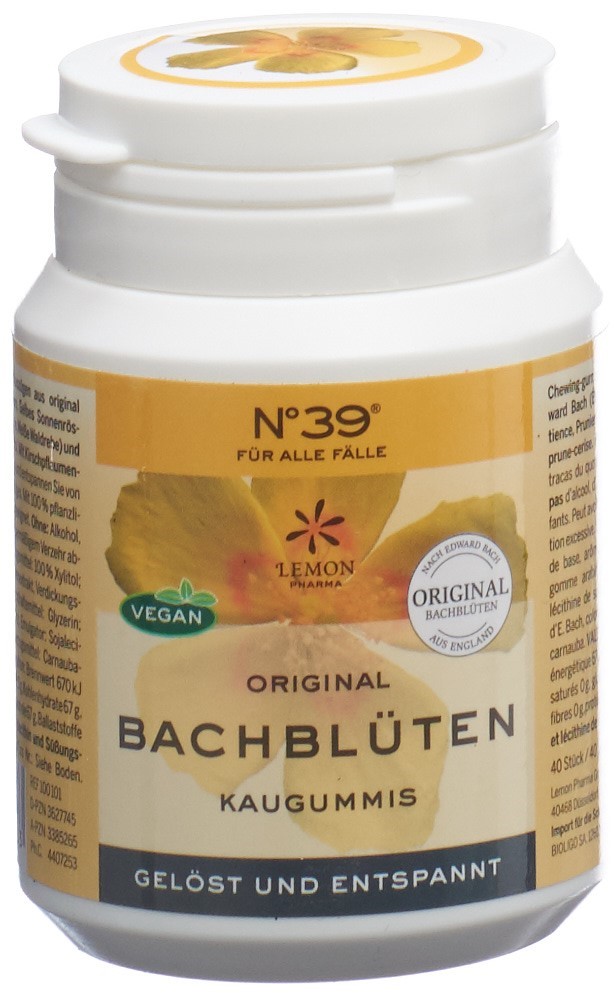 LEMON PHARMA Dr Bach chewing-gum urgence bte 60 g