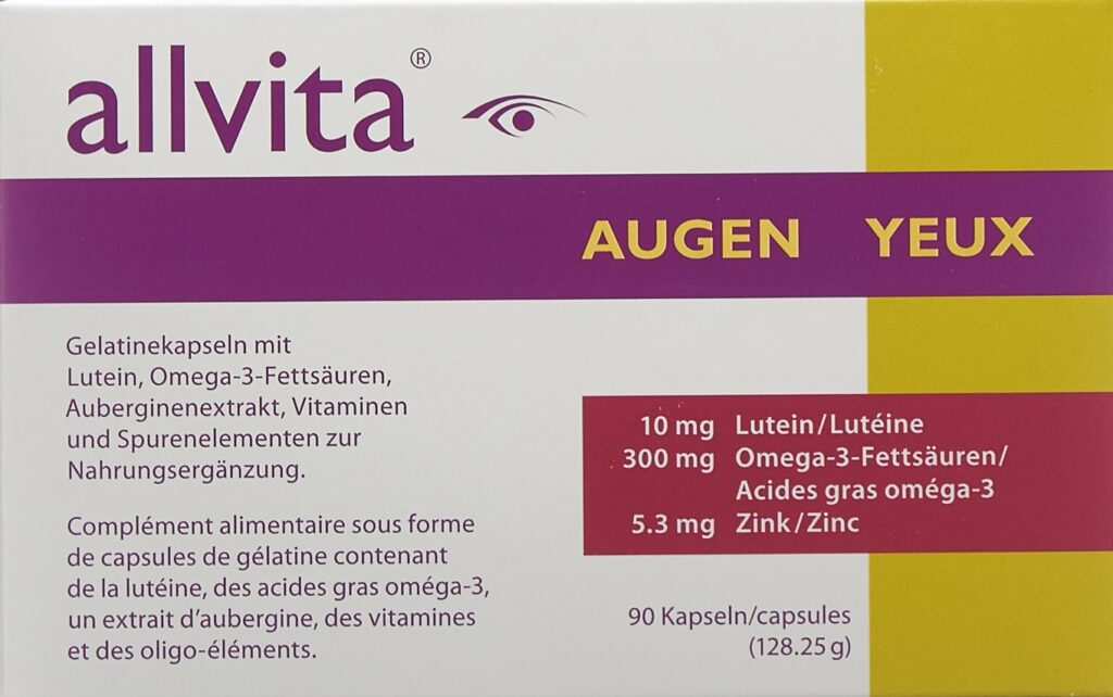 ALLVITA yeux caps 90 pce