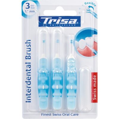 TRISA Interdental Brush ISO 3 1.1mm 3 pce