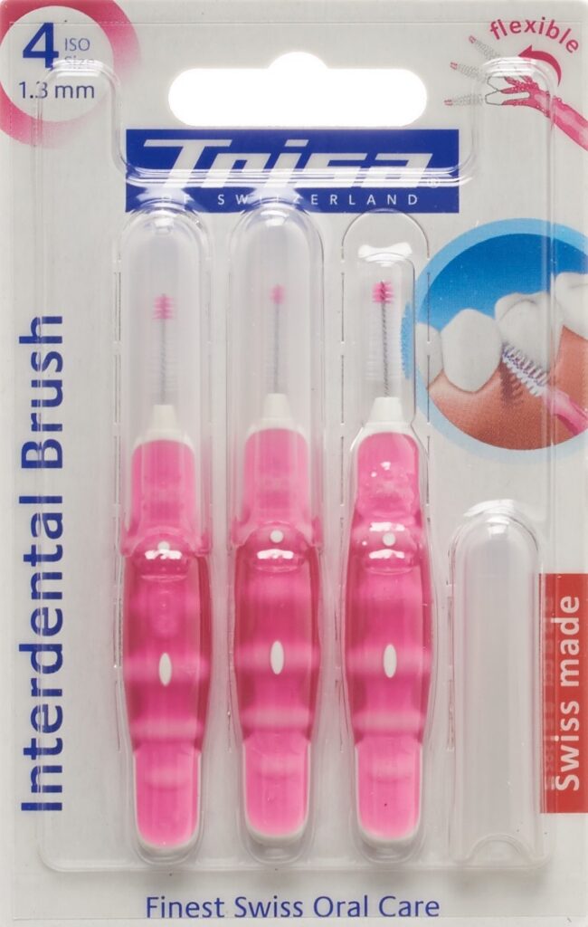 TRISA Interdental Brush ISO 4 1.3mm 3 pce