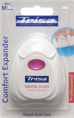 TRISA fil dentaire Comfort Expander 40m mint Xylit