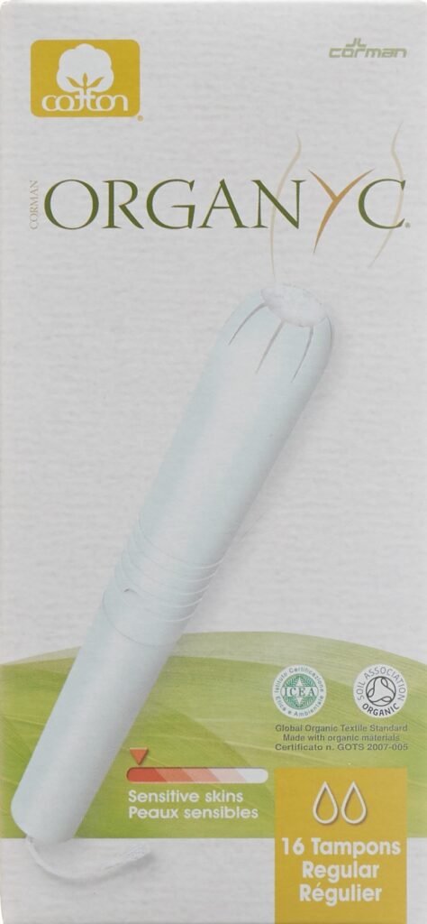 ORGANYC tampons regular av applicateur 16 pce