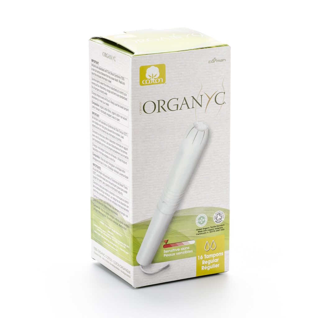 ORGANYC tampons regular av applicateur 16 pce