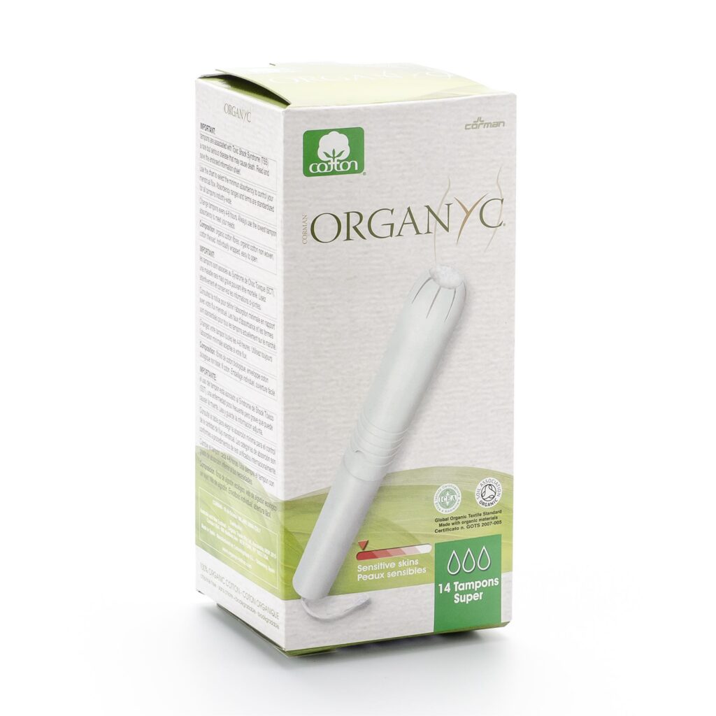 ORGANYC tampons super av applicateur 14 pce