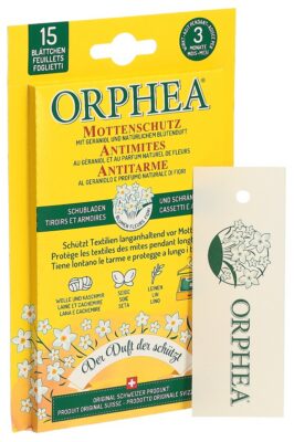 ORPHEA feuilles antimite fleurs 12+3pce action