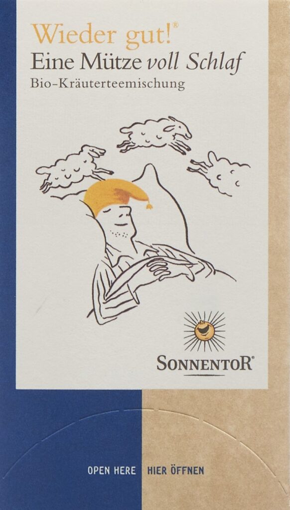 SONNENTOR thé garant un sommeil répara BIO 18 pce
