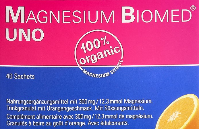 MAGNESIUM BIOMED Uno gran sach 40 pce