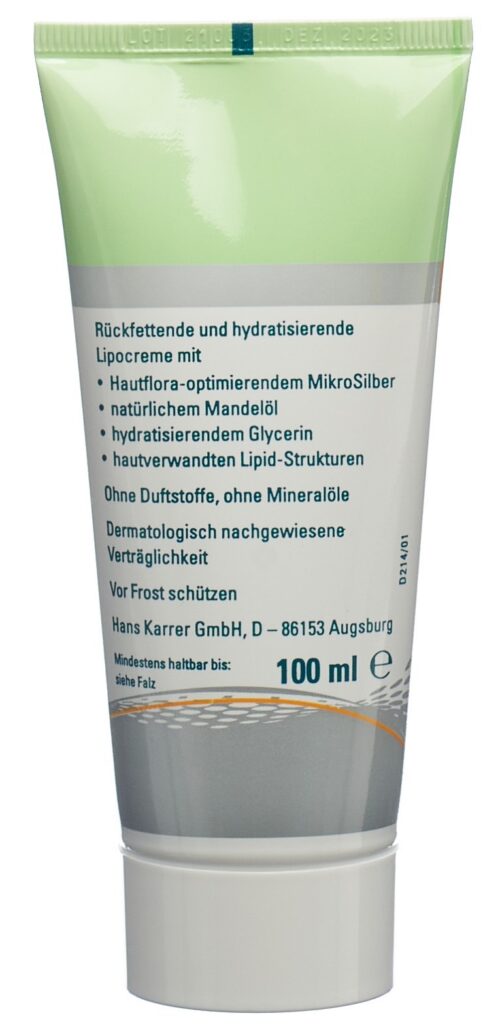HANS KARRER Lipocreme MikroSilber 100 ml