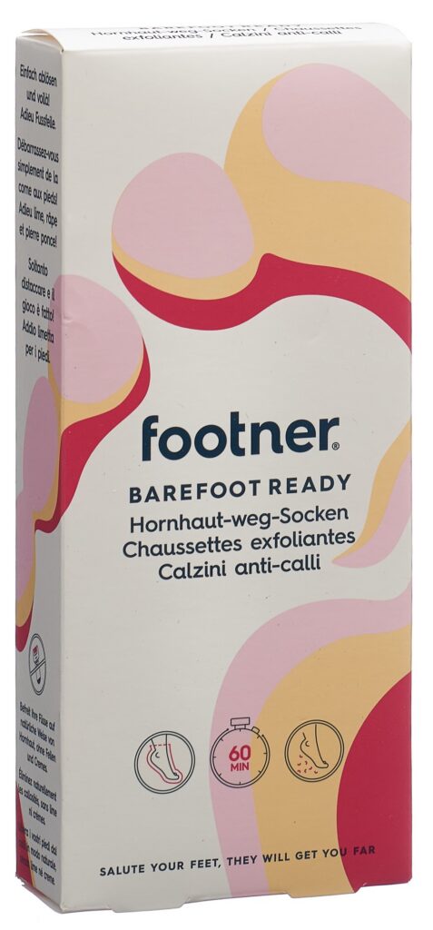 FOOTNER chaussettes exfoliantes Barefoot ready