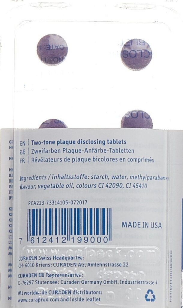 CURAPROX PCA 223 Plaquesearch cpr rév plaqu 12 pce
