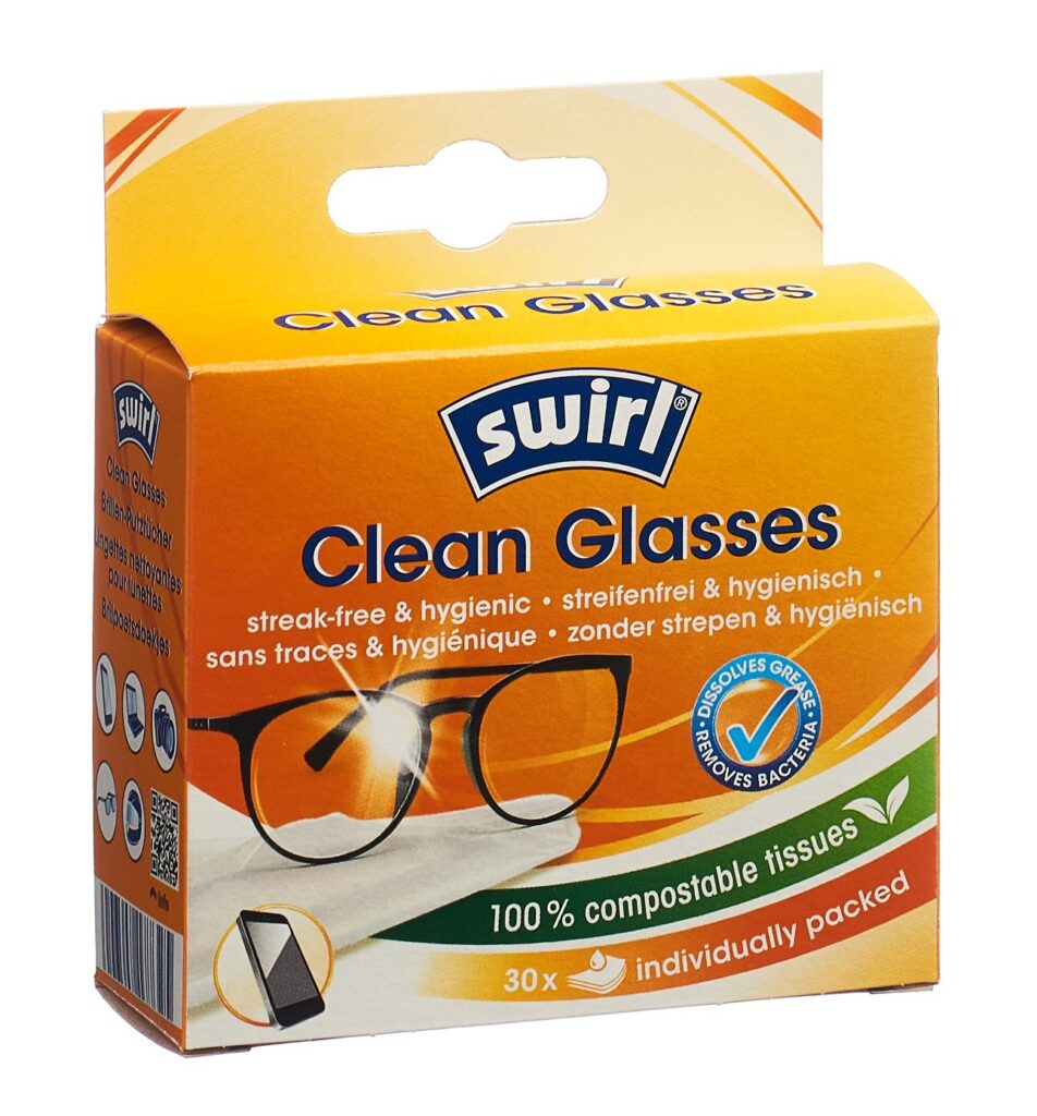 SWIRL lingettes nettoyantes lunettes 30 pce