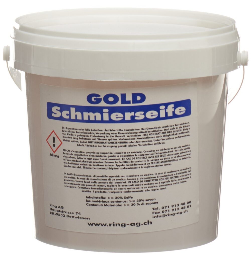GOLD savon noir dur seau 1 kg