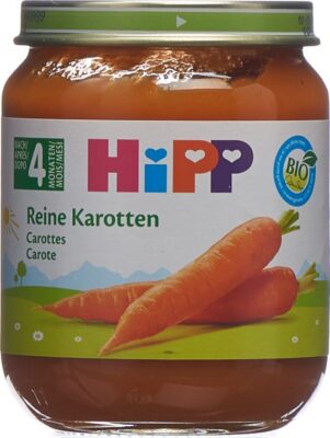 HIPP carottes verre 125 g