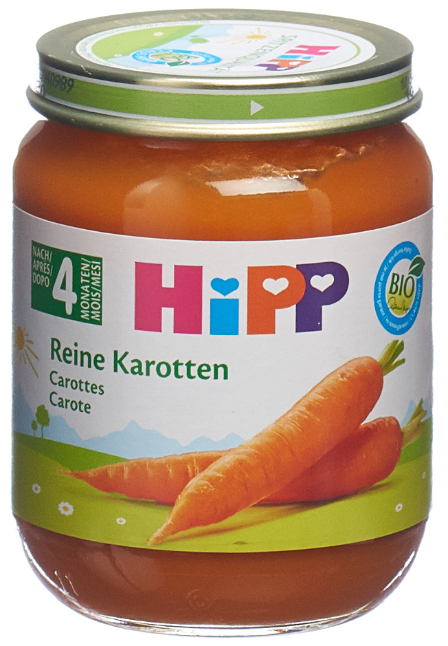 HIPP carottes verre 125 g