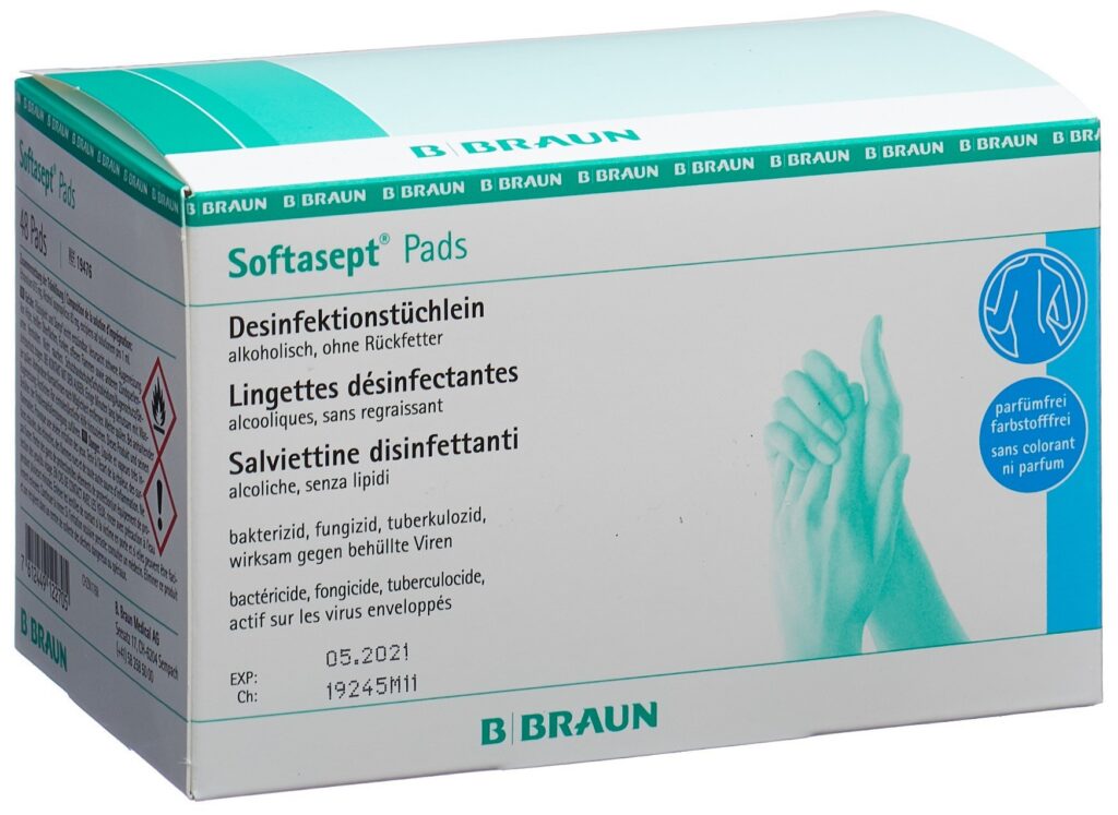 SOFTASEPT pads 48 pce