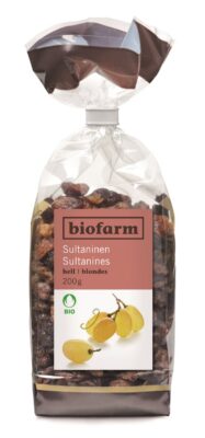 BIOFARM sultanines clair bourgeon sach 200 g