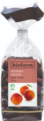 BIOFARM abricots aigre bourgeon sach 180 g