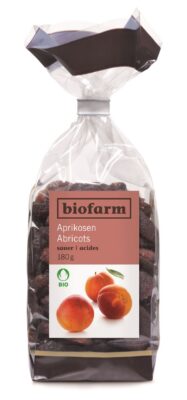 BIOFARM abricots aigre bourgeon sach 180 g
