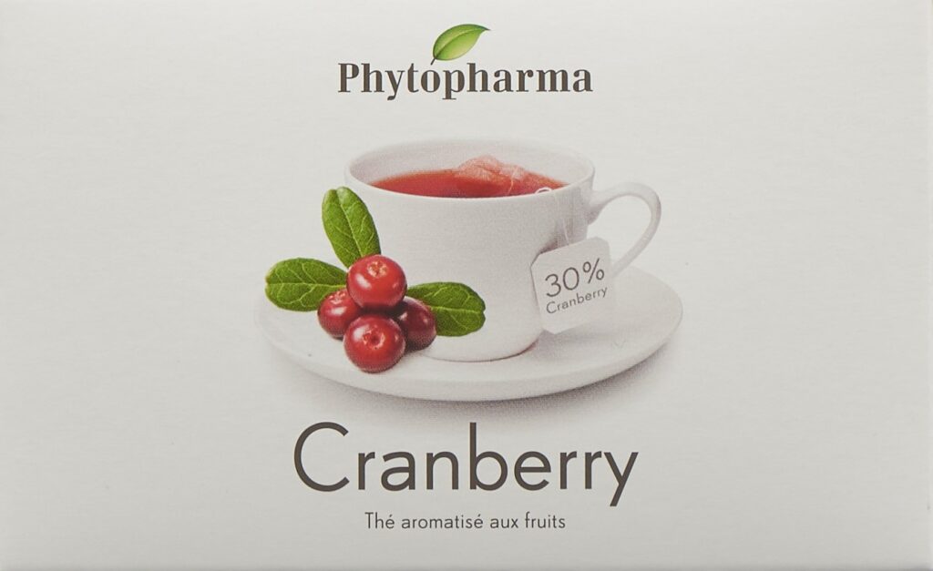 PHYTOPHARMA cranberry thé sach 20 pce