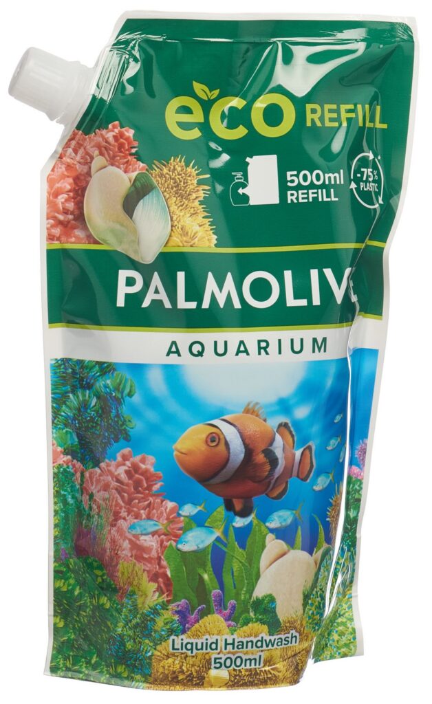 PALMOLIVE Savon liquide Aquarium refill 500 ml