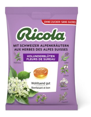 RICOLA bonbons fleurs de sureau ss as sach 125 g