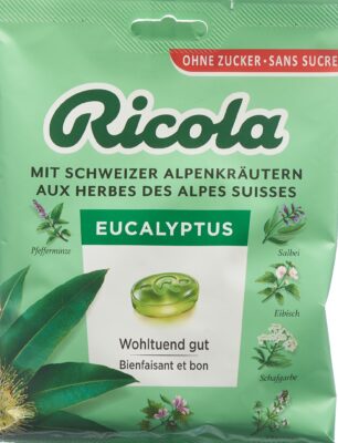 RICOLA bonbons eucalyptus ss as sach 125 g