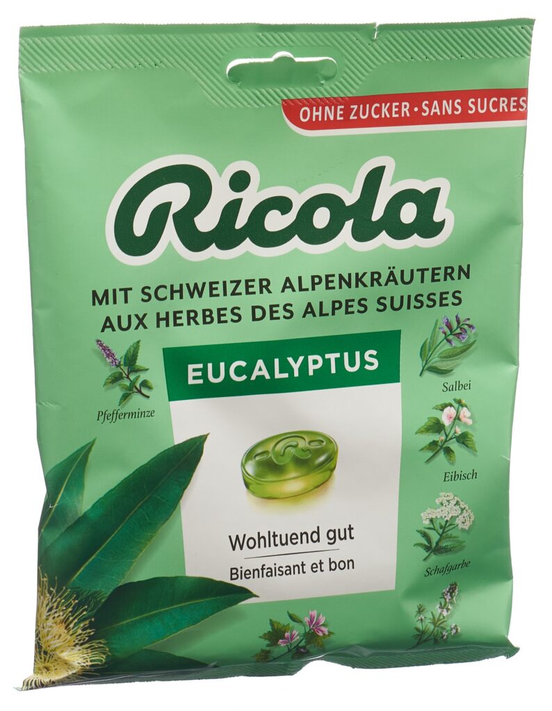 RICOLA bonbons eucalyptus ss as sach 125 g