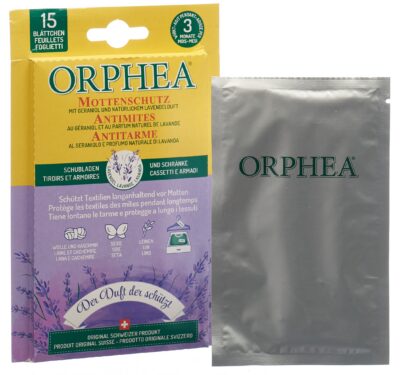 ORPHEA feuilles antimite lavande 15 pce