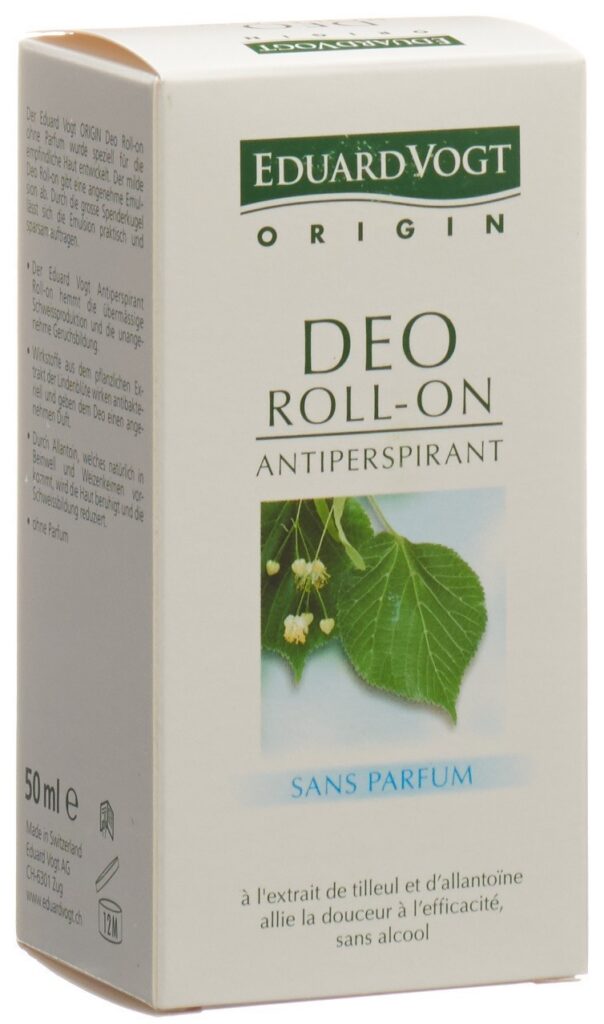 E.VOGT ORIGIN déo sans parfum roll-on 50 ml