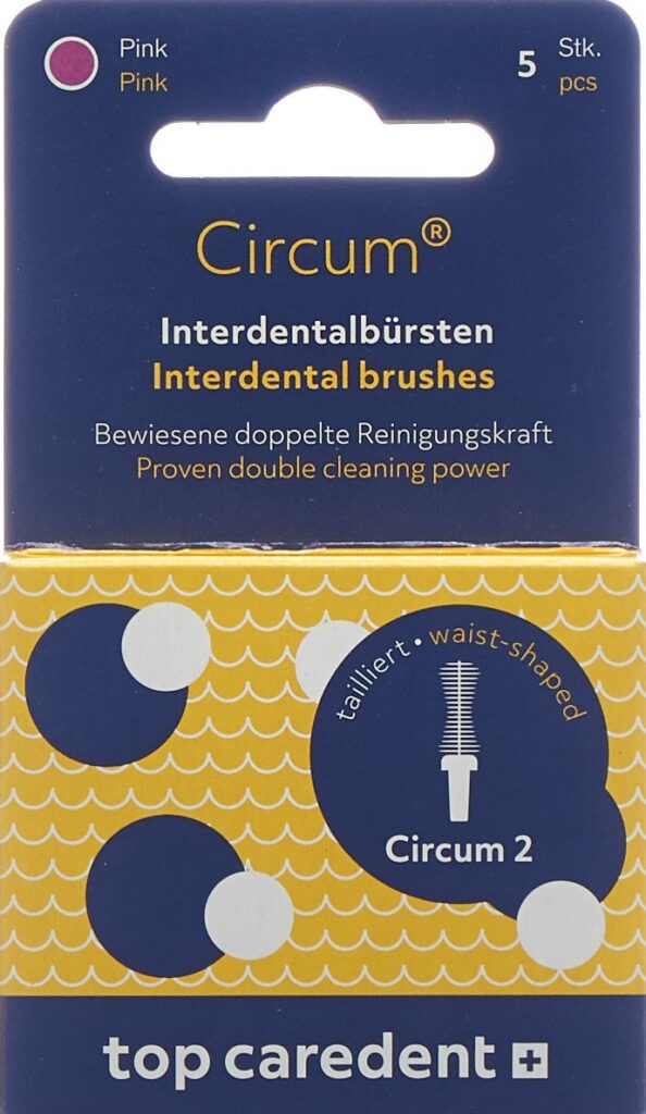 TOP CAREDENT Circum 2 CDB-2 brosse ind pink 5 pce